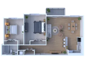 MontgomeryPointe 2BD 2Bath 1000sqft