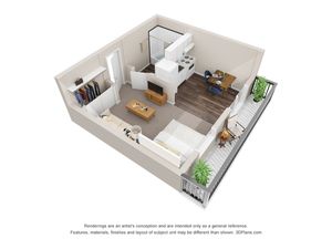 3D Floor Plan Davenport