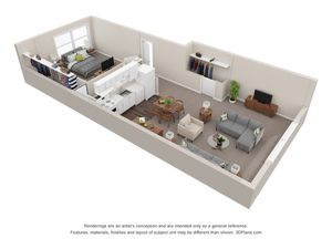 3D Floor Plan Marquam