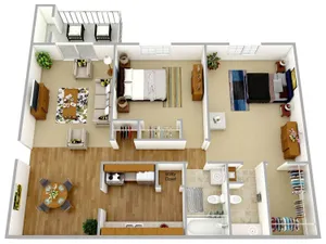 2 bedroom upper