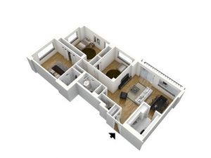 C2A - 3 Bedrooms 1250 sf