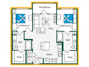2BR/2BA - B2