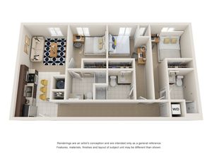 3BR/3BA - Premium