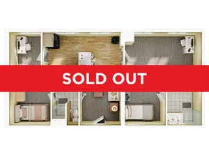 2BR/1BA - B5 Sold Out