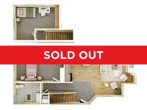 2BR/1BA - B6 Sold Out