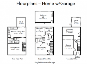 Greenbriar Estates - 3BR/1.5BA Townhome w/ Garage
