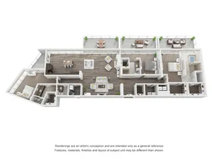 3 bedroom floorplan