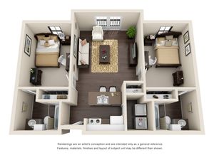 2 bedroom apartment in baton rouge