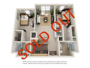 two bedroom apartment in atlanta