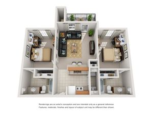 2 bedroom apartments in tucson