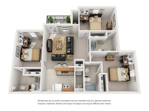 3 bedroom apartments tucson
