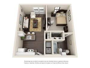 1 Bedroom | 1 Bathroom