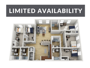 5 bed apartment in tennessee limited availability