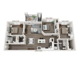 The Reserve on East 3 Bedroom