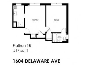 Flatiron 1B Floor plan