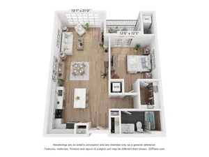 1A floor plan