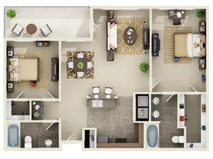 Large Flat