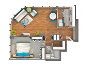 Floor Plan Images | Arrive Streeterville