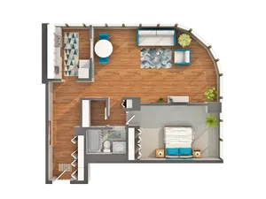 Floor Plan Images | Arrive Streeterville
