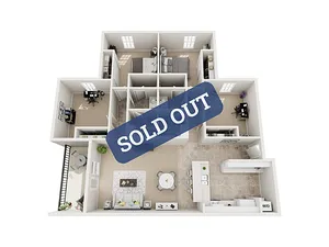 University Village 2 Bed Unfurnished Apartment