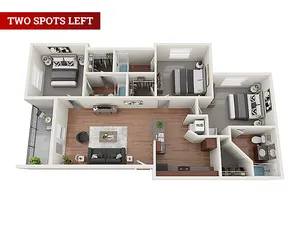 The Social on Hovey - Three Bedroom