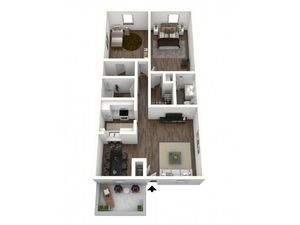 Savannah Oaks Apartments - 2BR-2BA