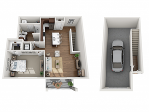Floor Plan 1M | Seasons at Orchard Hills | Apartments in Oak Creek, WI