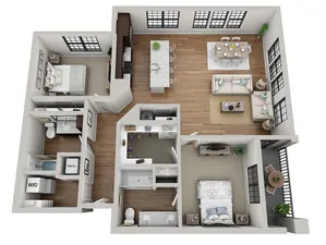 Floor Plan 2G | Arrabelle Apartments | Apartments in Cedarburg, WI