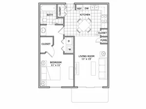 One bedroom apartment | springfield, mo