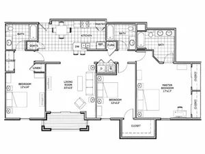 three bedroom | The Abbey | TLC Properties