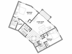 2 bedroom | Apartment | penthouse | Springfield, MO