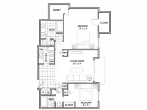 two bedroom | pet friendly | The Abbey