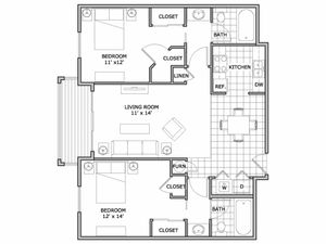 2 bedroom | Apartment | The Abbey
