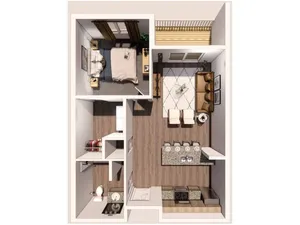 1 Bedroom 1 Bathroom