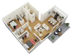 2 Bedroom 2 Bathroom