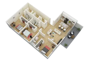 3 Bedroom 3.5 Bathroom