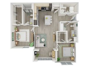 2 Bedroom 2 Bath