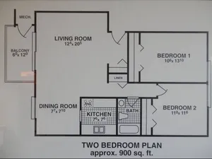 Camelot Apartments - Two Bedroom