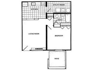 The Willows Apartments - One Bedroom