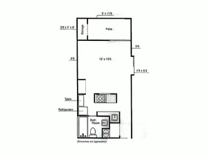 Burgundy Apartments - Studio