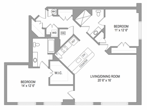 2 Bedroom Arlington Virginia Apartments | Birchwood