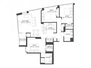 Funky 3bed