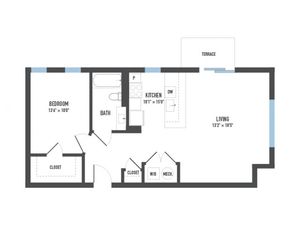 Floor Plan 10 | Apartments In Pittsburgh | Arsenal 201