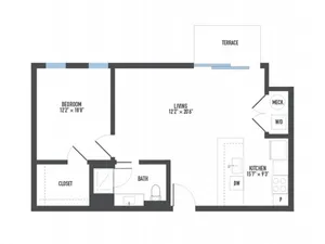 Floor Plan 11 | Luxury Pittsburgh Apartments | Arsenal 201