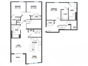 Floor Plan 30 | Apartments In Pittsburgh | Arsenal 201