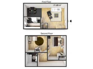 2 Bedroom Furnished