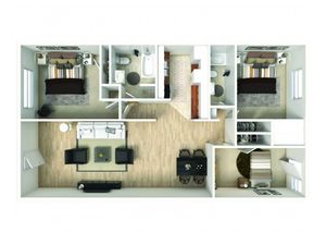 Three Bedroom Patio