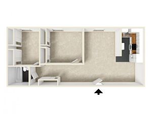 Lexington House Apartments - Two Bedroom Furnished-