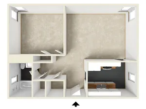 Penn State Apartments - One Bedroom Furnished