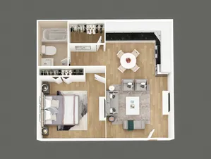 1 Bedroom 1 Bath